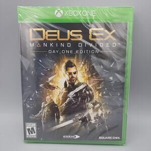 Deus Ex: Mankind Divided - Day One Edition XBOX One Brand New + Factory Sealed